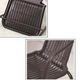 Sedia a braccio da pranzo contemporaneo gambe in metallo interno sedia da pranzo