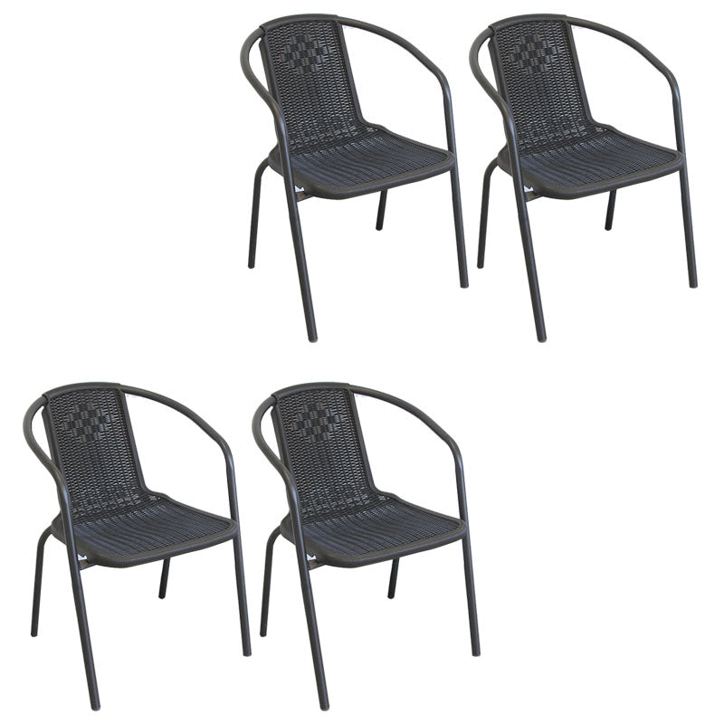 Sedia a braccio da pranzo contemporaneo gambe in metallo interno sedia da pranzo