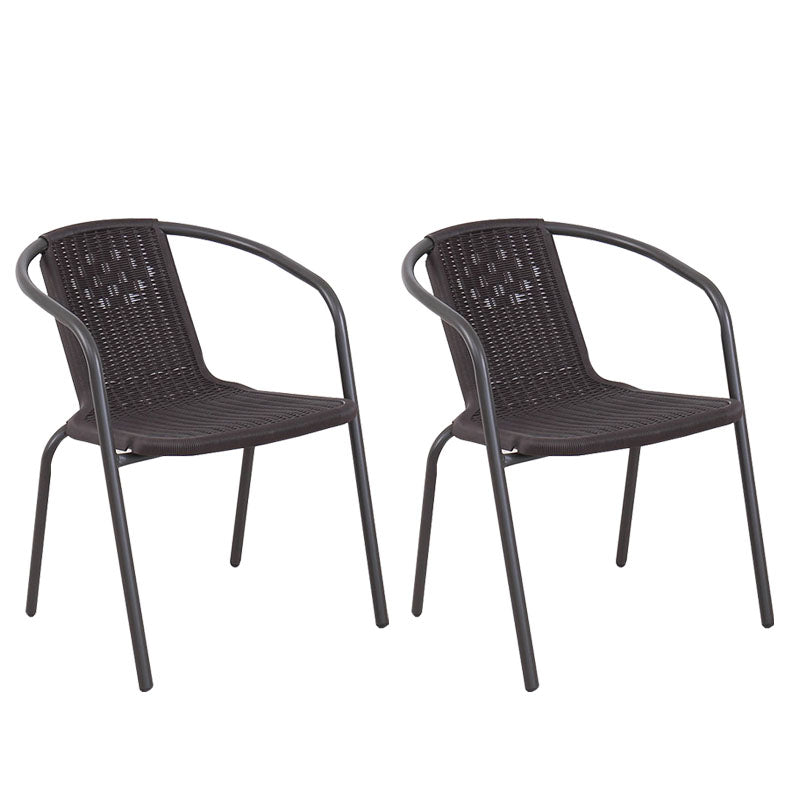 Sedia a braccio da pranzo contemporaneo gambe in metallo interno sedia da pranzo