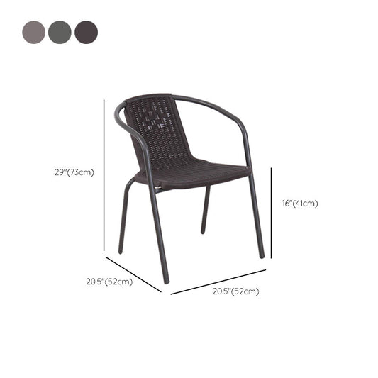 Silla de comedor contemporánea patas de metal interior silla de comedor