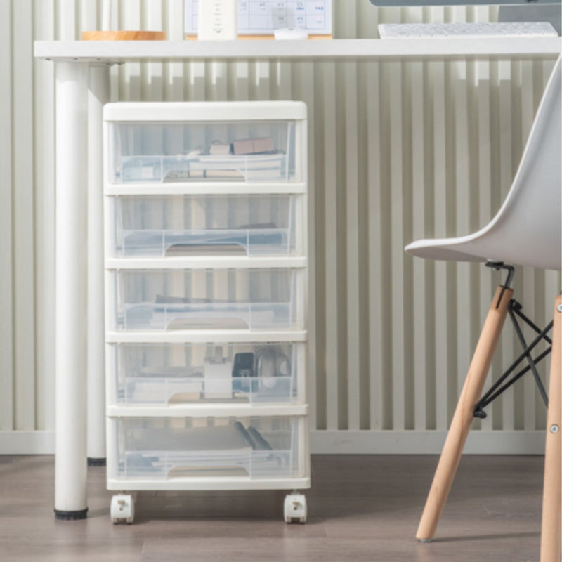 Transparent File Cabinet Modern Plastic Drawers Filing Cabinet Clearhalo 'Filing Cabinets' 'filling_cabinets' 'furn' 'furn_filling_cabinets' 'Furniture' 'Office Furniture' 7567577