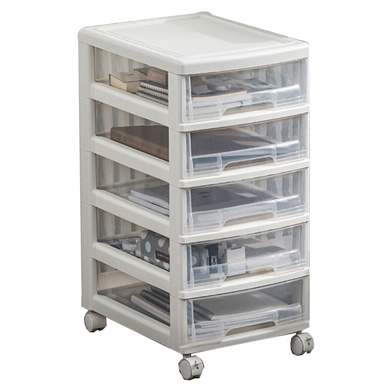 Transparent File Cabinet Modern Plastic Drawers Filing Cabinet 5 Clearhalo 'Filing Cabinets' 'filling_cabinets' 'furn' 'furn_filling_cabinets' 'Furniture' 'Office Furniture' 7567580