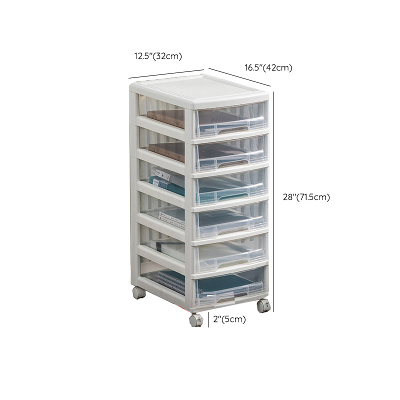 Transparent File Cabinet Modern Plastic Drawers Filing Cabinet Clearhalo 'Filing Cabinets' 'filling_cabinets' 'furn' 'furn_filling_cabinets' 'Furniture' 'Office Furniture' 7567594