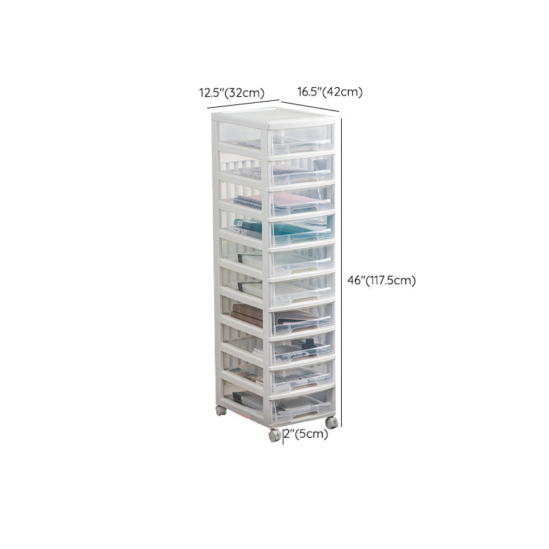 Transparent File Cabinet Modern Plastic Drawers Filing Cabinet Clearhalo 'Filing Cabinets' 'filling_cabinets' 'furn' 'furn_filling_cabinets' 'Furniture' 'Office Furniture' 7567596