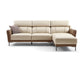 37.8 "W echt lederen vierkante arm sectionals bank, moderne Chesterfield Sectionals