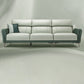 37.8 "W echt lederen vierkante arm sectionals bank, moderne Chesterfield Sectionals