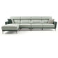 37.8 "W echt lederen vierkante arm sectionals bank, moderne Chesterfield Sectionals