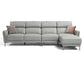 37.8 "W echt lederen vierkante arm sectionals bank, moderne Chesterfield Sectionals