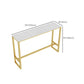 Glam Rectangle Bar Table Set 1/5 Pcs Metal Frame Bar Table with Upholstered Stools Clearhalo 'Bar Furniture' 'furn' 'furn_home_bar_bar_sets' 'Furniture' 'Home Bars & Bar Sets' 'home_bar_bar_sets' 'Kitchen & Dining Furniture' 7567677