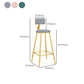 Glam Rectangle Bar Table Set 1/5 Pcs Metal Frame Bar Table with Upholstered Stools Clearhalo 'Bar Furniture' 'furn' 'furn_home_bar_bar_sets' 'Furniture' 'Home Bars & Bar Sets' 'home_bar_bar_sets' 'Kitchen & Dining Furniture' 7567685