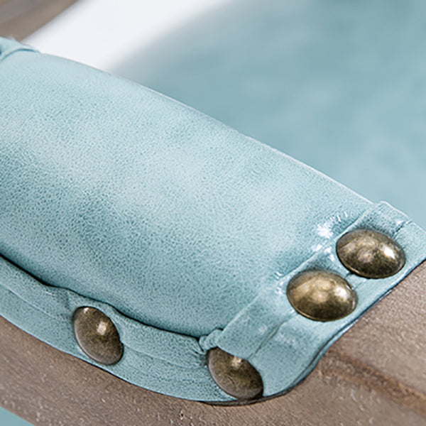 French Country Upholstered Armless Chair Home Solid Wood Dining Chair Clearhalo 'Dining Chairs' 'Dining Tables & Seating' 'dining_chair' 'furn' 'furn_dining_chair' 'Furniture' 'Kitchen & Dining Furniture' 7567741