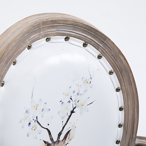 French Country Upholstered Armless Chair Home Solid Wood Dining Chair Clearhalo 'Dining Chairs' 'Dining Tables & Seating' 'dining_chair' 'furn' 'furn_dining_chair' 'Furniture' 'Kitchen & Dining Furniture' 7567746