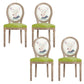 French Country Upholstered Armless Chair Home Solid Wood Dining Chair Green 4 Piece Set Clearhalo 'Dining Chairs' 'Dining Tables & Seating' 'dining_chair' 'furn' 'furn_dining_chair' 'Furniture' 'Kitchen & Dining Furniture' 7567766