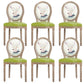 French Country Upholstered Armless Chair Home Solid Wood Dining Chair Green 6 Piece Set Clearhalo 'Dining Chairs' 'Dining Tables & Seating' 'dining_chair' 'furn' 'furn_dining_chair' 'Furniture' 'Kitchen & Dining Furniture' 7567767