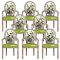 French Country Upholstered Armless Chair Home Solid Wood Dining Chair Turquoise 8 Piece Set Clearhalo 'Dining Chairs' 'Dining Tables & Seating' 'dining_chair' 'furn' 'furn_dining_chair' 'Furniture' 'Kitchen & Dining Furniture' 7567783