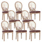 French Country Upholstered Armless Chair Home Solid Wood Dining Chair Brown White 8 Piece Set Clearhalo 'Dining Chairs' 'Dining Tables & Seating' 'dining_chair' 'furn' 'furn_dining_chair' 'Furniture' 'Kitchen & Dining Furniture' 7567788