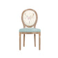 French Country Upholstered Armless Chair Home Solid Wood Dining Chair White 1 Piece Clearhalo 'Dining Chairs' 'Dining Tables & Seating' 'dining_chair' 'furn' 'furn_dining_chair' 'Furniture' 'Kitchen & Dining Furniture' 7567794