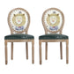 French Country Upholstered Armless Chair Home Solid Wood Dining Chair Beige 2 Piece Set Clearhalo 'Dining Chairs' 'Dining Tables & Seating' 'dining_chair' 'furn' 'furn_dining_chair' 'Furniture' 'Kitchen & Dining Furniture' 7567800