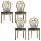 French Country Upholstered Armless Chair Home Solid Wood Dining Chair Beige 4 Piece Set Clearhalo 'Dining Chairs' 'Dining Tables & Seating' 'dining_chair' 'furn' 'furn_dining_chair' 'Furniture' 'Kitchen & Dining Furniture' 7567801
