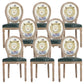 French Country Upholstered Armless Chair Home Solid Wood Dining Chair Beige 8 Piece Set Clearhalo 'Dining Chairs' 'Dining Tables & Seating' 'dining_chair' 'furn' 'furn_dining_chair' 'Furniture' 'Kitchen & Dining Furniture' 7567803