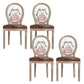 French Country Upholstered Armless Chair Home Solid Wood Dining Chair Ivory 4 Piece Set Clearhalo 'Dining Chairs' 'Dining Tables & Seating' 'dining_chair' 'furn' 'furn_dining_chair' 'Furniture' 'Kitchen & Dining Furniture' 7567806