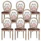 French Country Upholstered Armless Chair Home Solid Wood Dining Chair Ivory 8 Piece Set Clearhalo 'Dining Chairs' 'Dining Tables & Seating' 'dining_chair' 'furn' 'furn_dining_chair' 'Furniture' 'Kitchen & Dining Furniture' 7567808