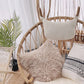 Scandinavian Papasan Chair Solid Color Wooden Papasan Chair for Living Room Clearhalo 'Accent Chairs' 'accent_chairs' 'Chairs & Seating' 'furn' 'furn_accent_chairs' 'Furniture' 'Living Room Furniture' 7567974