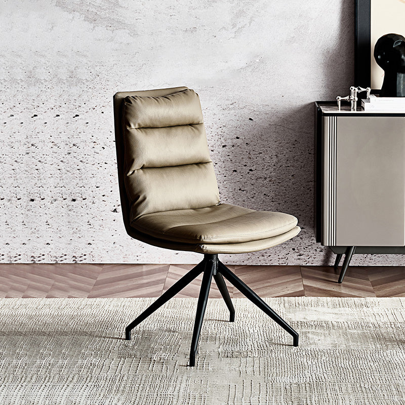 Mid-Century Modern Stick Side Chair Sewn Pillow Back Side Chair Clearhalo 'Accent Chairs' 'accent_chairs' 'Chairs & Seating' 'furn' 'furn_accent_chairs' 'Furniture' 'Living Room Furniture' 7568057