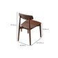 Mobili moderni di altezza standard Tavolo da pranzo a 4 gambe in legno massello da 5/7 pezzi con sedia