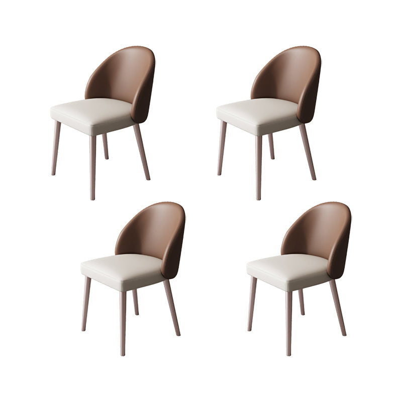 Moderne metalen stoel Parsons Keuken Diningsstoel voor eetkamer