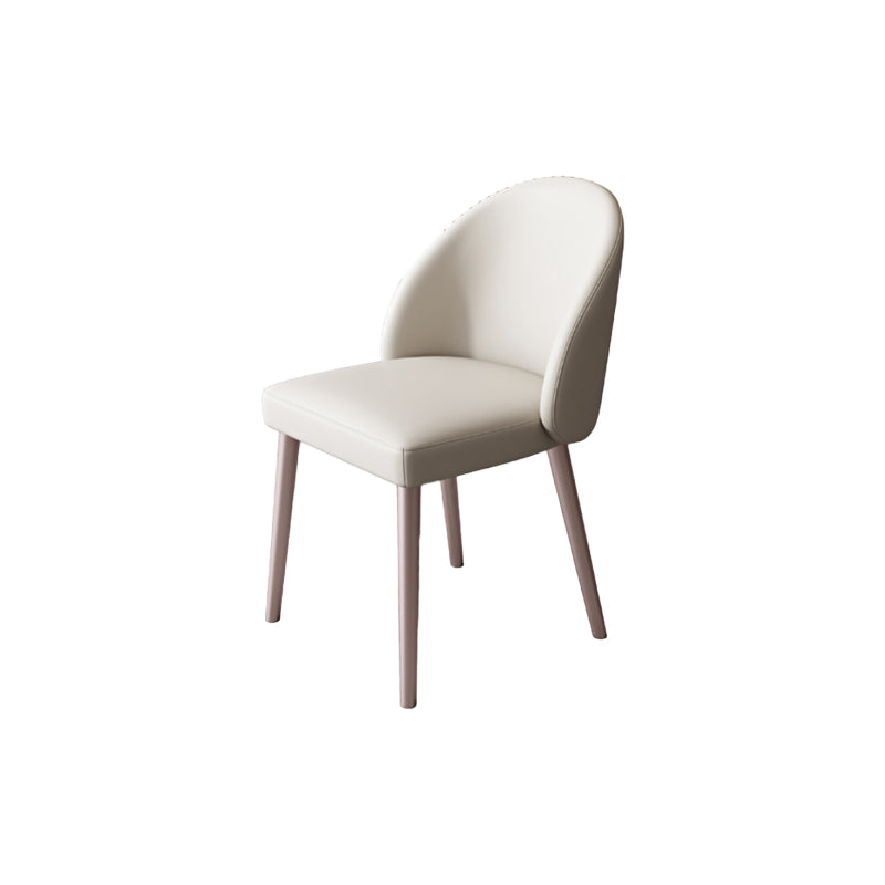 Moderne metalen stoel Parsons Keuken Diningsstoel voor eetkamer