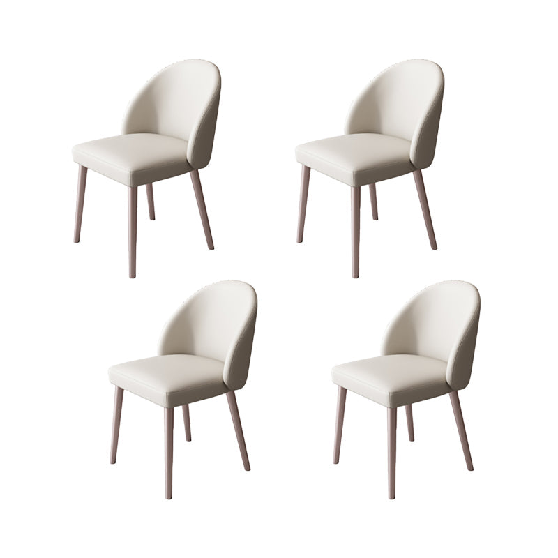 Moderne metalen stoel Parsons Keuken Diningsstoel voor eetkamer