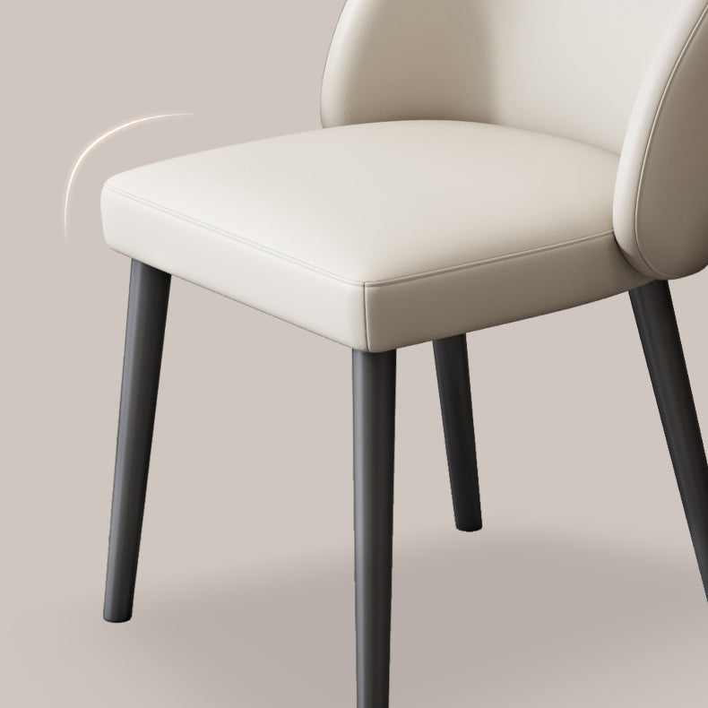 Moderne metalen stoel Parsons Keuken Diningsstoel voor eetkamer