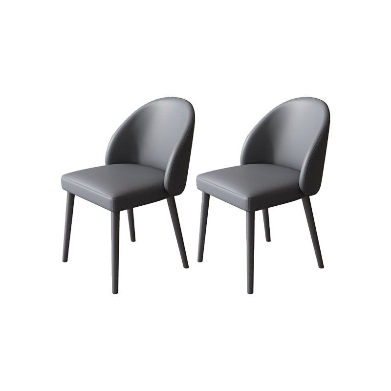 Moderne metalen stoel Parsons Keuken Diningsstoel voor eetkamer