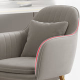 Nordic Style Metal Chair Solid Back Kitchen Dining Arm Chair for Dinning Room