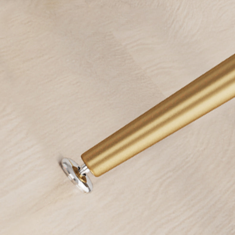 Nordic Style Metal Chair Solid Back Kitchen Dining Arm Chair for Dinning Room