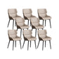 Nordic Style Metal Chair Wingback Kitchen Side Chair for Dinning Room