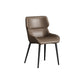 Nordic Style Metal Chair Wingback Kitchen Side Chair for Dinning Room