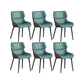 Nordic Style Metal Chair Wingback Kitchen Side Chair for Dinning Room