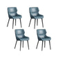 Nordic Style Metal Chair Wingback Kitchen Side Chair for Dinning Room