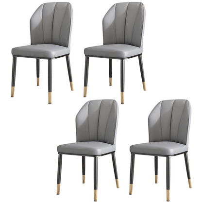 Luxury Style Metal Chair Parsons Kitchen Dining Side Chair for Dinning Room