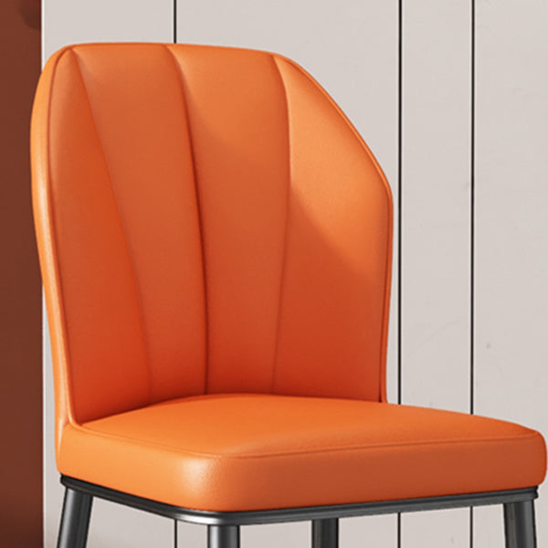 Luxury Style Metal Chair Parsons Kitchen Dining Side Chair for Dinning Room Clearhalo 'Dining Chairs' 'Dining Tables & Seating' 'dining_chair' 'furn' 'furn_dining_chair' 'Furniture' 'Kitchen & Dining Furniture' 7568971