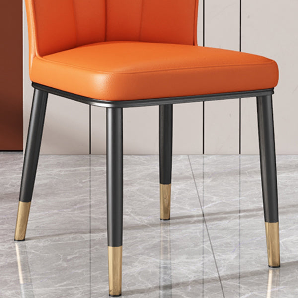 Luxury Style Metal Chair Parsons Kitchen Dining Side Chair for Dinning Room Clearhalo 'Dining Chairs' 'Dining Tables & Seating' 'dining_chair' 'furn' 'furn_dining_chair' 'Furniture' 'Kitchen & Dining Furniture' 7568972