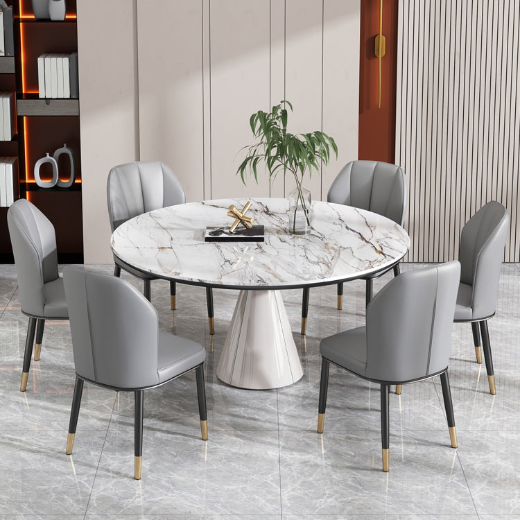 Luxury Style Metal Chair Parsons Kitchen Dining Side Chair for Dinning Room Clearhalo 'Dining Chairs' 'Dining Tables & Seating' 'dining_chair' 'furn' 'furn_dining_chair' 'Furniture' 'Kitchen & Dining Furniture' 7568975