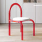 Modern Simple Side Chair Plastic Frame Side Dining Chair for Home Use Red 1 Piece Clearhalo 'Dining Chairs' 'Dining Tables & Seating' 'dining_chair' 'furn' 'furn_dining_chair' 'Furniture' 'Kitchen & Dining Furniture' 7568980