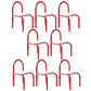 Modern Simple Side Chair Plastic Frame Side Dining Chair for Home Use Red 8 Piece Set Clearhalo 'Dining Chairs' 'Dining Tables & Seating' 'dining_chair' 'furn' 'furn_dining_chair' 'Furniture' 'Kitchen & Dining Furniture' 7568988