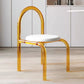 Modern Simple Side Chair Plastic Frame Side Dining Chair for Home Use Yellow 1 Piece Clearhalo 'Dining Chairs' 'Dining Tables & Seating' 'dining_chair' 'furn' 'furn_dining_chair' 'Furniture' 'Kitchen & Dining Furniture' 7568989