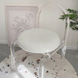 Modern Simple Side Chair Plastic Frame Side Dining Chair for Home Use Clearhalo 'Dining Chairs' 'Dining Tables & Seating' 'dining_chair' 'furn' 'furn_dining_chair' 'Furniture' 'Kitchen & Dining Furniture' 7568993