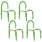 Modern Simple Side Chair Plastic Frame Side Dining Chair for Home Use Green 4 Piece Set Clearhalo 'Dining Chairs' 'Dining Tables & Seating' 'dining_chair' 'furn' 'furn_dining_chair' 'Furniture' 'Kitchen & Dining Furniture' 7569001