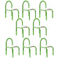 Modern Simple Side Chair Plastic Frame Side Dining Chair for Home Use Green 8 Piece Set Clearhalo 'Dining Chairs' 'Dining Tables & Seating' 'dining_chair' 'furn' 'furn_dining_chair' 'Furniture' 'Kitchen & Dining Furniture' 7569003